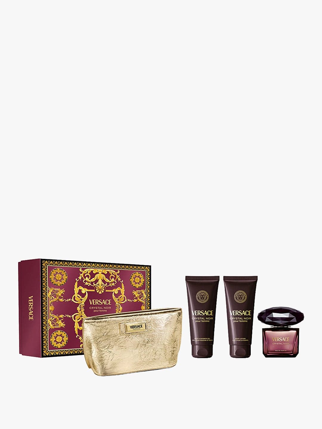 Crystal Noir EDP 90ml Parfüm + Duş Jeli 100ml + Vücut Losyonu 100ml + Çanta Kadın Parfüm Seti