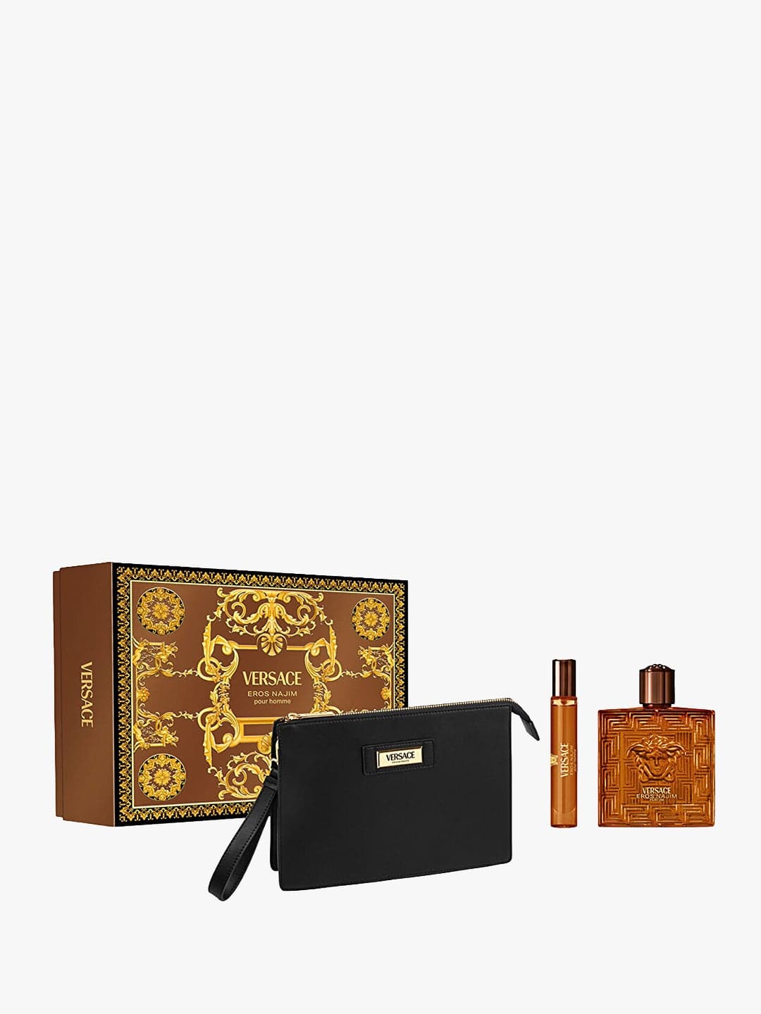 Eros Najim Parfum 100ml Parfüm + Seyahat Boy 10ml + Çanta Erkek Parfüm Seti